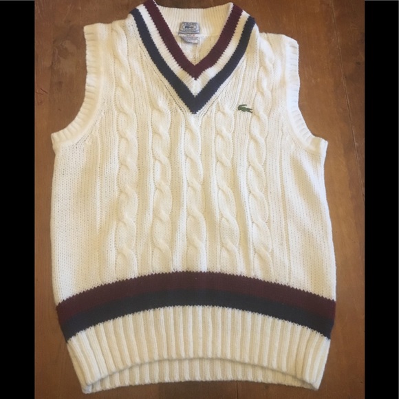 Vintage Lacoste Sweater Vest Authentic 